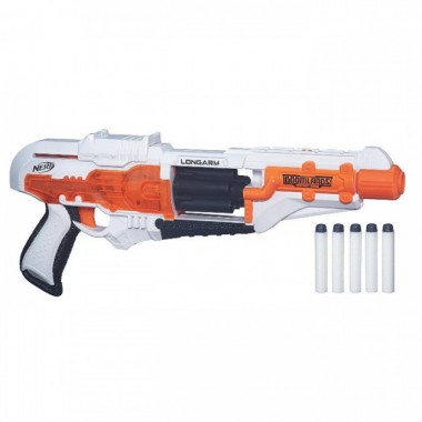 Бластер NERF Impact Zone Longarm Белый