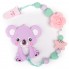 Силиконовый прорезыватель BabyMio Коала Разноцветный (PROK1)