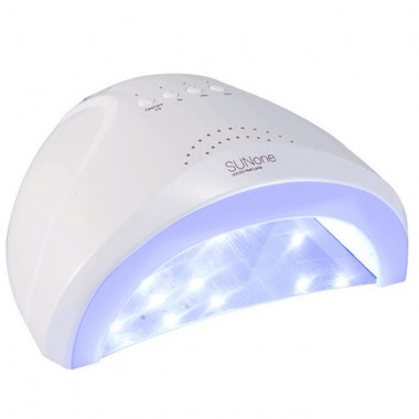 Гибридная УФ светодиодная лампа для сушки-наращивания ногтей SUNone 24/48W UV/LED Белая