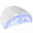 Гибридная УФ светодиодная лампа для сушки-наращивания ногтей SUNone 24/48W UV/LED Белая