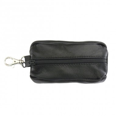 Ключница с карабином BagHouse 12х5х2 см Черный (клк12ч)