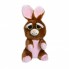 Интерактивная игрушка Feisty Pets Добрые Злые зверюшки Плюшевый Кролик 20 см Коричневый с розовым (SUN0140)