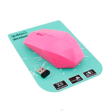 Мышь беспроводная Active A210 RF-6370 Розовая (23337)