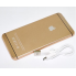 Стильный Power Bank iPower 20000 mAh Золотой