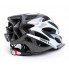Шлем велосипедный с козырьком Onride Grip Original размер M (55-58 см) глянцевый Белый с черным