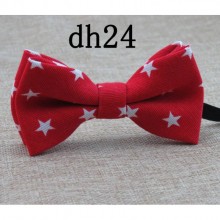 Галстук Бабочка SF Детская Красная со Звездочками  BBK-2915