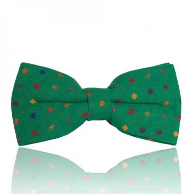 Галстук Бабочка Зеленый Gbk-0016