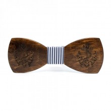 Деревянная Бабочка SF С Гравировкой Якоря Gbdh-8213