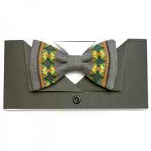 Вышитая Бабочка NR Из Льна Вук Lm-3013