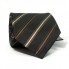 Галстук Мужской Черный В Коричневые Полоски Gin-2388