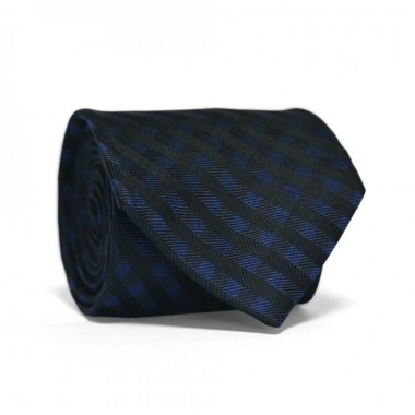 Галстук Мужской Синий Черный Gin-2150
