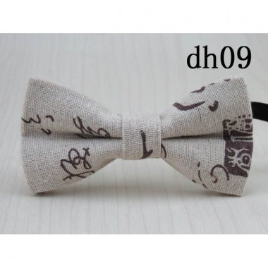 Галстук БабочкаSF Детская Бежевая, матовая, ширина 10 см. высота 5 см BBK-2903