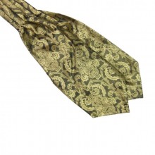 Галстук SF Аскот С Золотистым Узором (Askot) Ask-7065