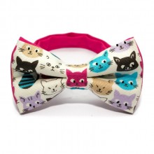 Галстук Бабочка SF C Принтом "кошки" Gbz-272