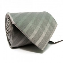 Галстук Мужской Серый В Полоску Gin-2496