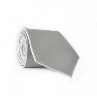 Галстук Мужской Серый Шелковый Gin-2034