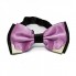 Галстук Бабочка Двухслойная Фиолетовая С Металлическими Углами Bj-7713