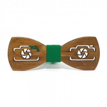 Темная Деревянная Галстук Бабочка SF Фотоапарат Gbdh-8134