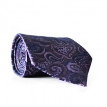 Галстук Мужской Фиолетовый Шелковый Gin-2015