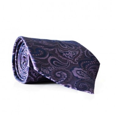Галстук Мужской Фиолетовый Шелковый Gin-2015