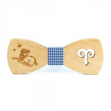 Деревянная Бабочка SF Со Знаком Зодиака Овен Gbdh-8278