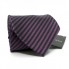 Галстук Мужской Сине-Фиолетовый В Полоску Gin-2524