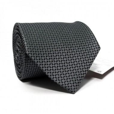 Галстук Мужской Серый В Ромбики Gin-2477
