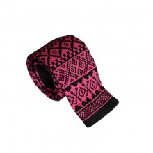 Галстук Вязаный Розовый С Узорами Tk-33-04