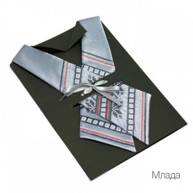 Кросс-Галстук NR С Вышивкой Млада Kg-009