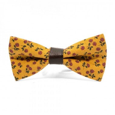 Галстук Бабочка Оранжевая С Цветами Mrc-1403