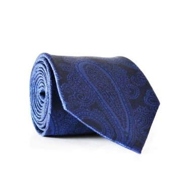 Галстук Мужской Синий Шелковый Gin-2021