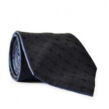 Галстук Мужской Синий Шелковый Gin-2008