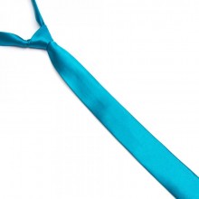 Галстук SF Узкий Голубая Однотонный ширина 5 см длина 150 см Fgn-36