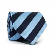 Галстук Мужской Сине-Голубой В Полоску Gin-2341