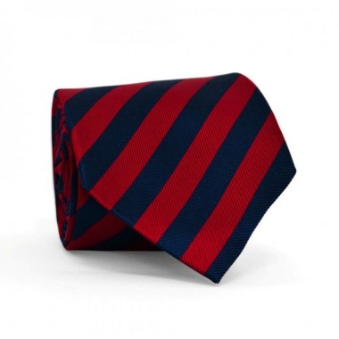 Галстук Мужской Синий Красный Gin-2328
