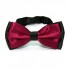 Галстук Бабочка Двухслойная Бордовая Btn-0010