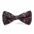 Галстук Бабочка Черная С Розовыми Звездочками Btm-1314