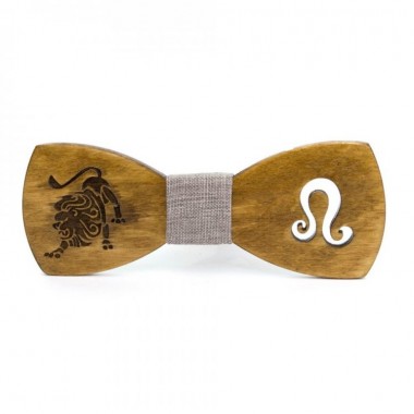 Деревянная Бабочка SF Знак Зодиака Лев Gbdh-8288