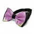 Галстук Бабочка Двухслойная Фиолетовая С Металлическими Углами Bj-7713