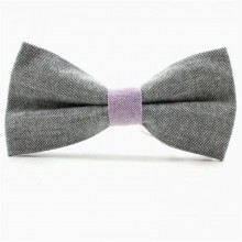 Галстук Бабочка Серая Gbf-1012