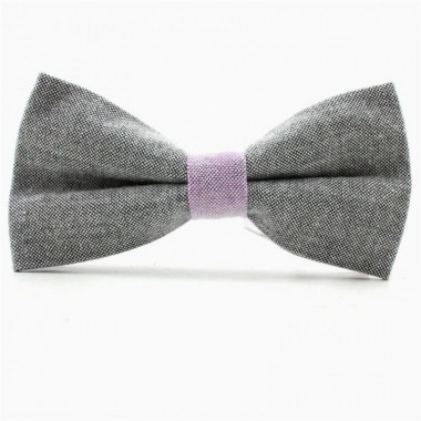 Галстук Бабочка Серая Gbf-1012