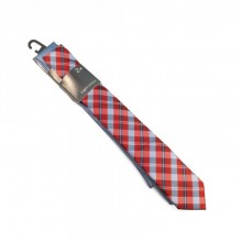 Набор Галстуков C&A 2в1 Голубой, Красный В Клетку Ca-4008