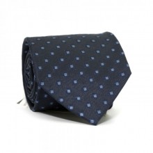 Галстук Синий С Голубыми Квадратиками Gin-2254