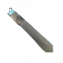 Набор Галстуков C&A 2В1, Бирюзовый, Серый С Цветами Ca-4011