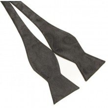 Галстук Бабочка Самовяз SF Черная Пейсли С Цветами Gb-33-31