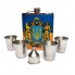 Набор Украинский Фляга, Стопки, Лейка Flg-3845