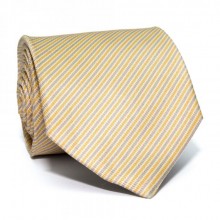 Галстук Бежево-Желтого Цвета Rosso Fiorwntino В Полоску Zn-1920
