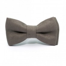 Галстук-Бабочка SF Серая Замшевая Ab-7202