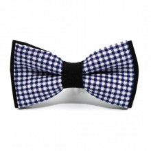 Галстук-Бабочка SF Двухслойная Синяя Ab-7220