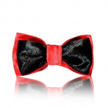 Галстук Бабочка Черный Красный Bg-77-13